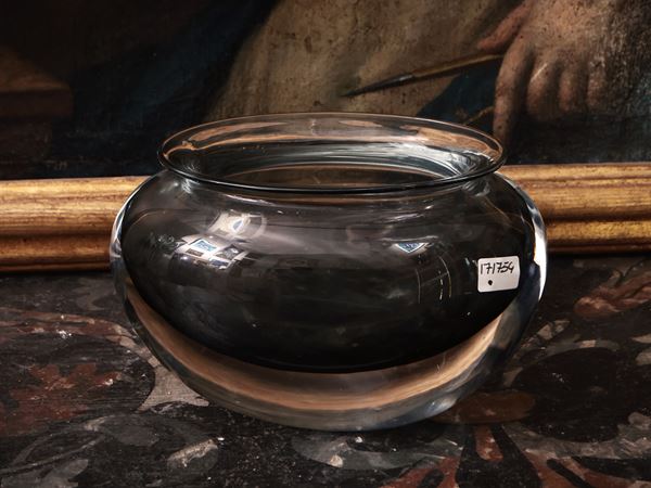 Piccolo vaso in vetro sommerso Cenedese