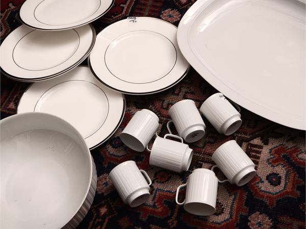 Accessori per la tavola in porcellana, Rosenthal e Wedgwood