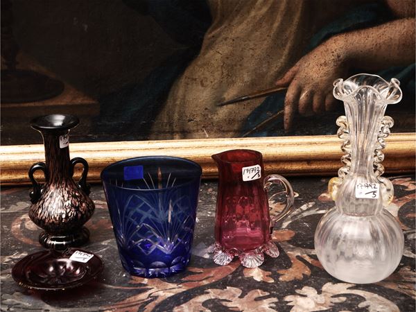 Lotto di vetri da collezione