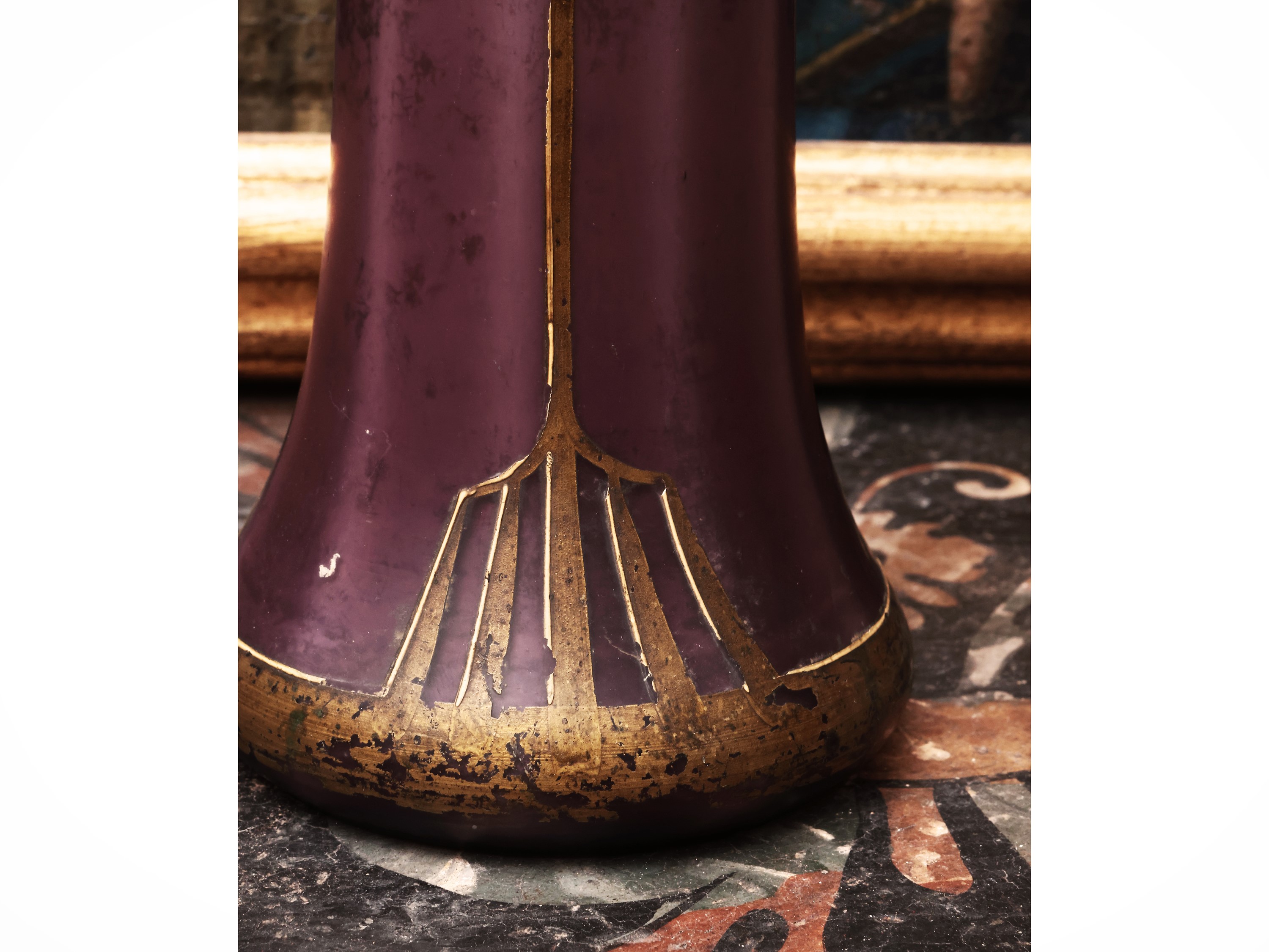 Vaso Art Dèco in Vetro Satinato