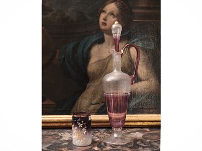 Caraffa e Vasetto in Vetro