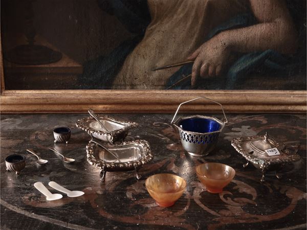 Assortimento di saliere, anche in argento