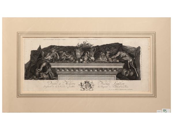 Bernard Picart - Dedié à Messire Nicolas Lambert 1713