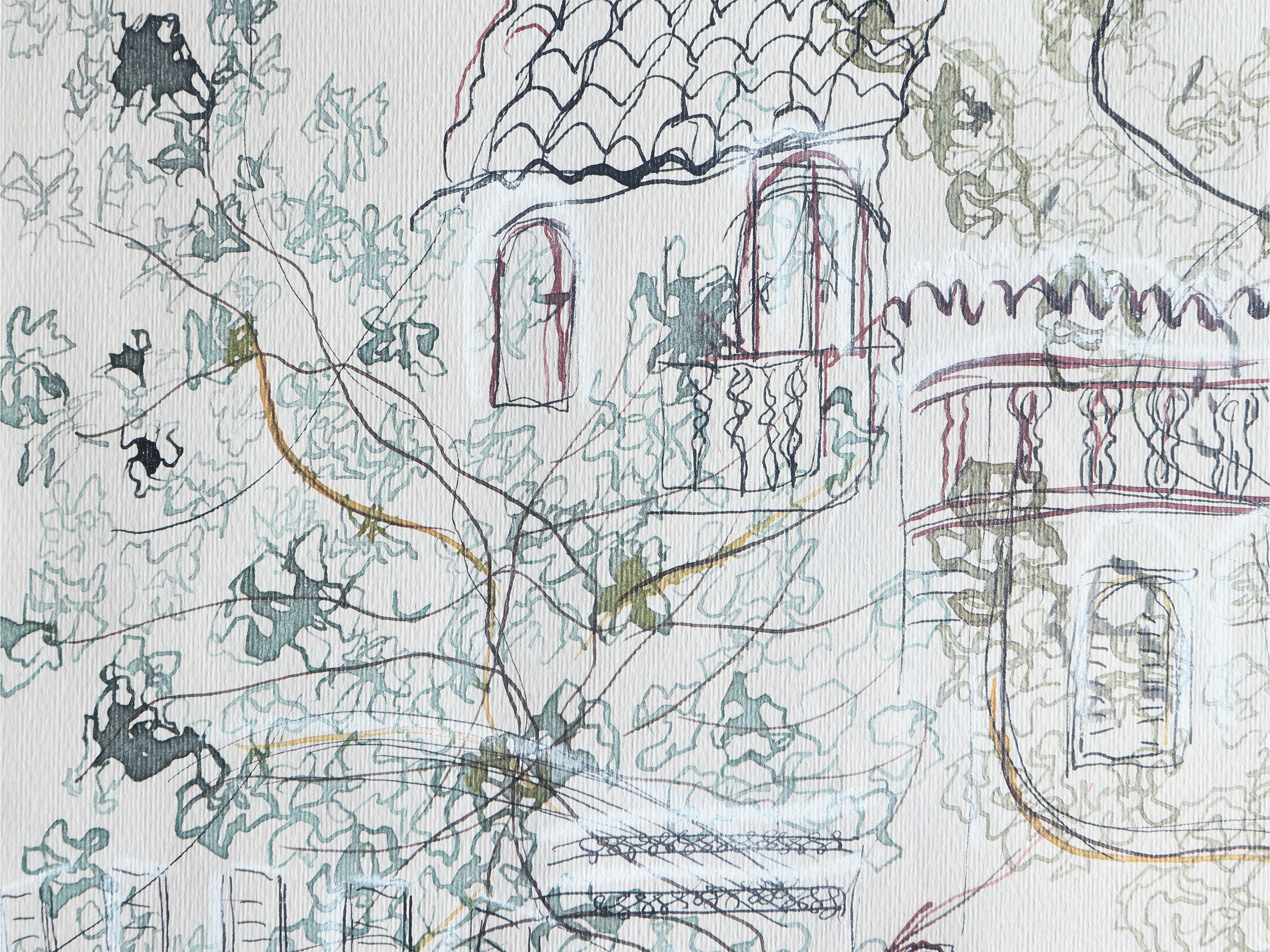 Raoul Dufy - Scorcio Parigino con Personaggi