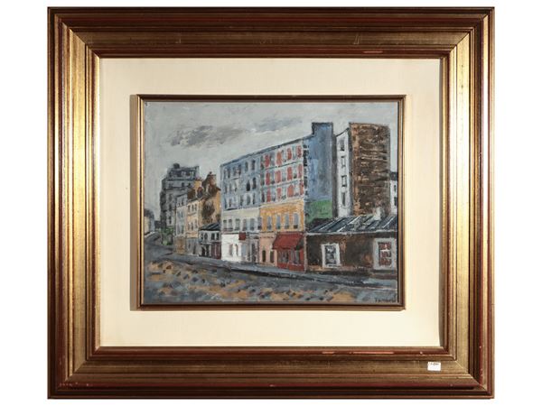 Orfeo Tamburi - Paris: Una strada – Pont Mirabeau 1956-59