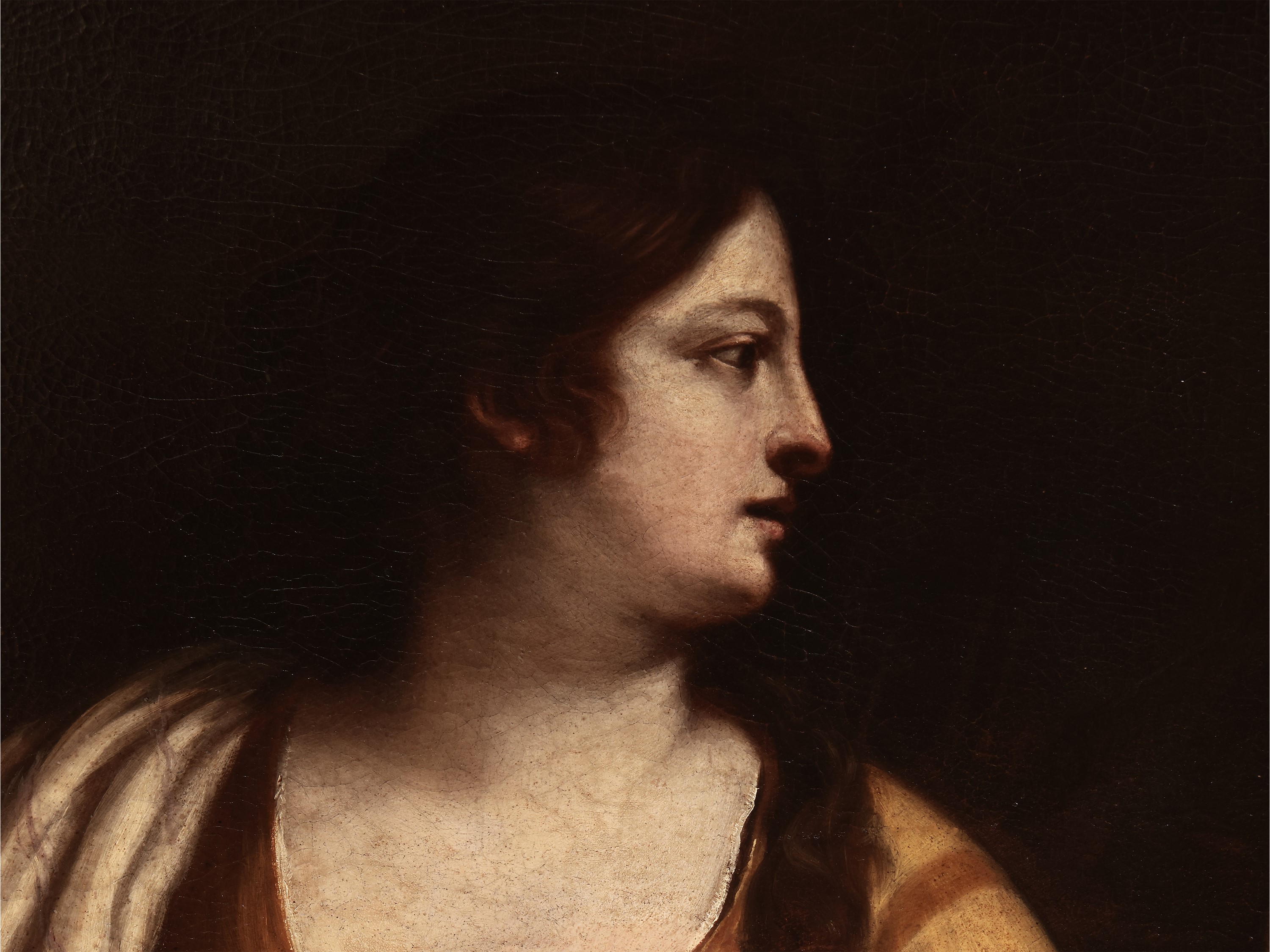 Seguace di Giovanni Francesco Barbieri, Detto Guercino - Allegoria della Scultura e della Pittura