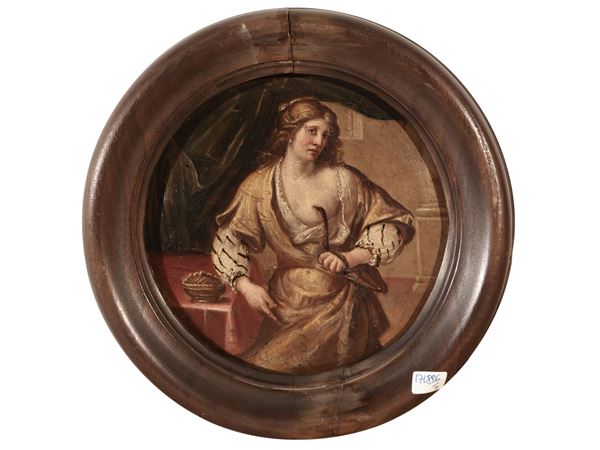 Scuola emiliana del XVIII secolo - Cleopatra e Lucrezia