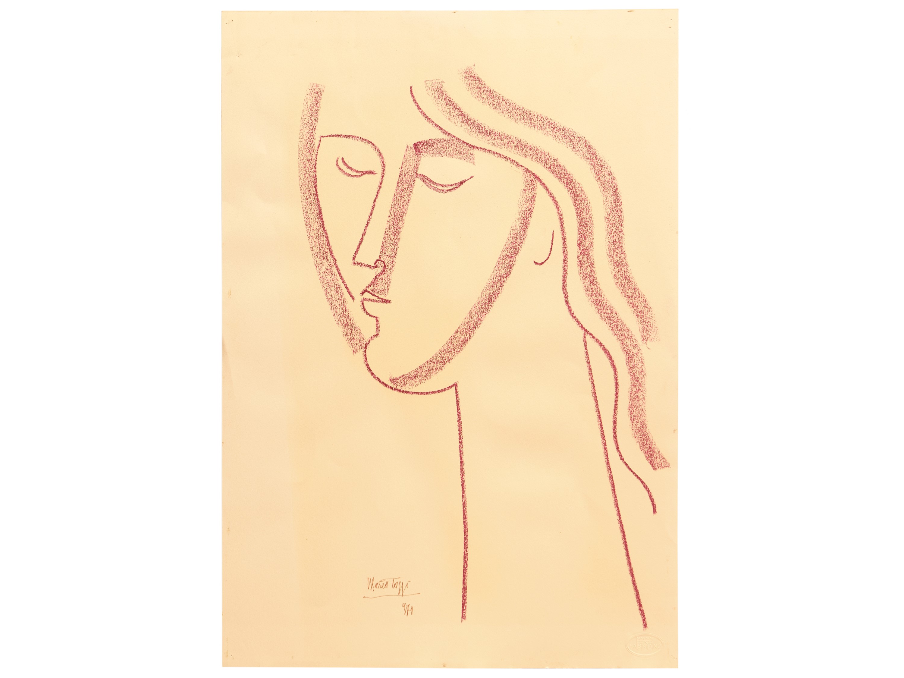 Mario Tozzi - Testa di Uomo 1971