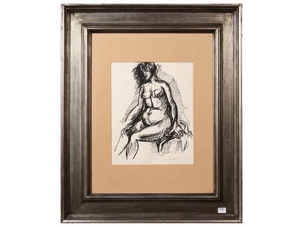 Ennio Morlotti - Nudo femminile