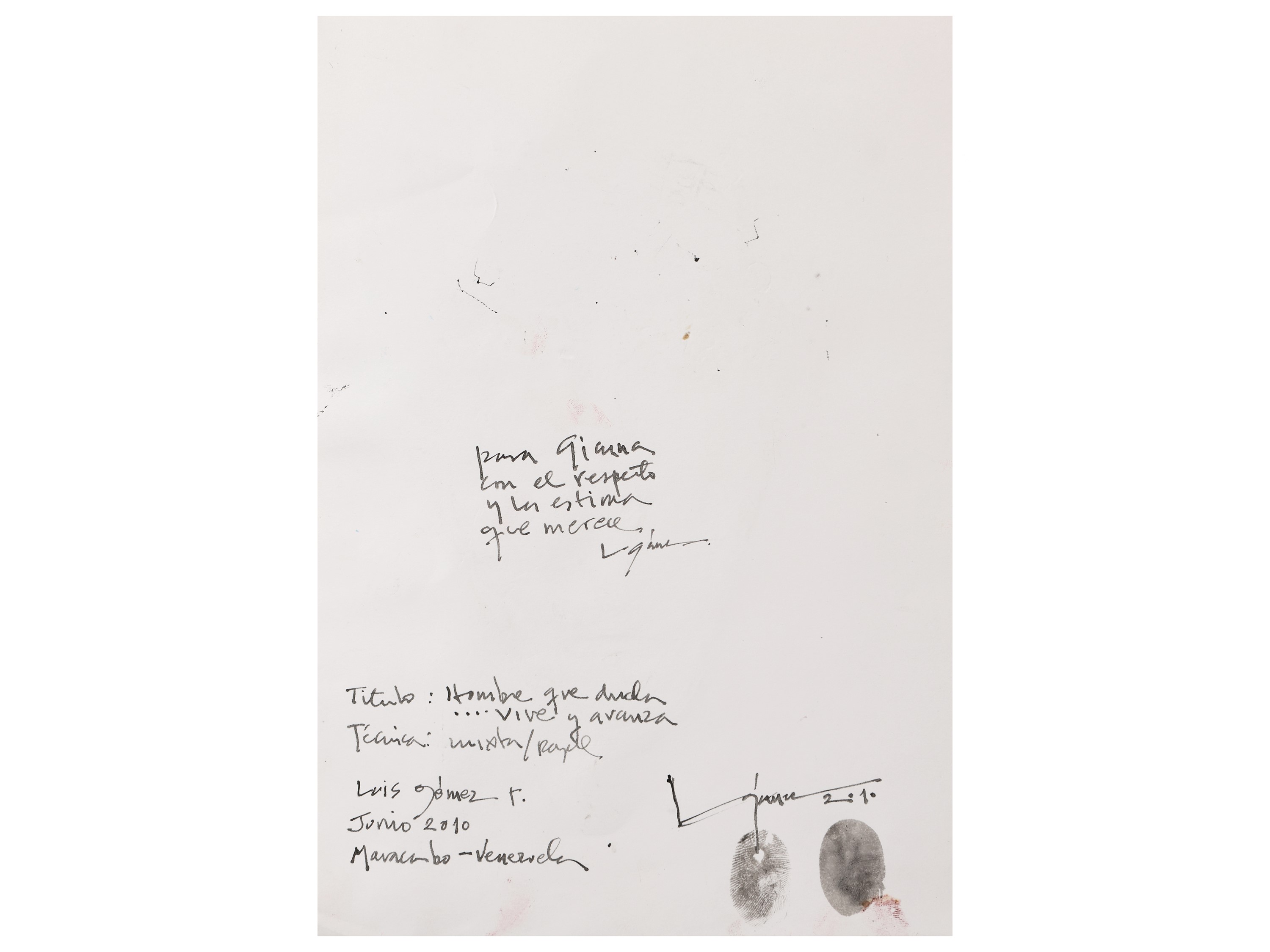 Due Tecniche Miste: Frigeri Lanfranco - Luis Gomez