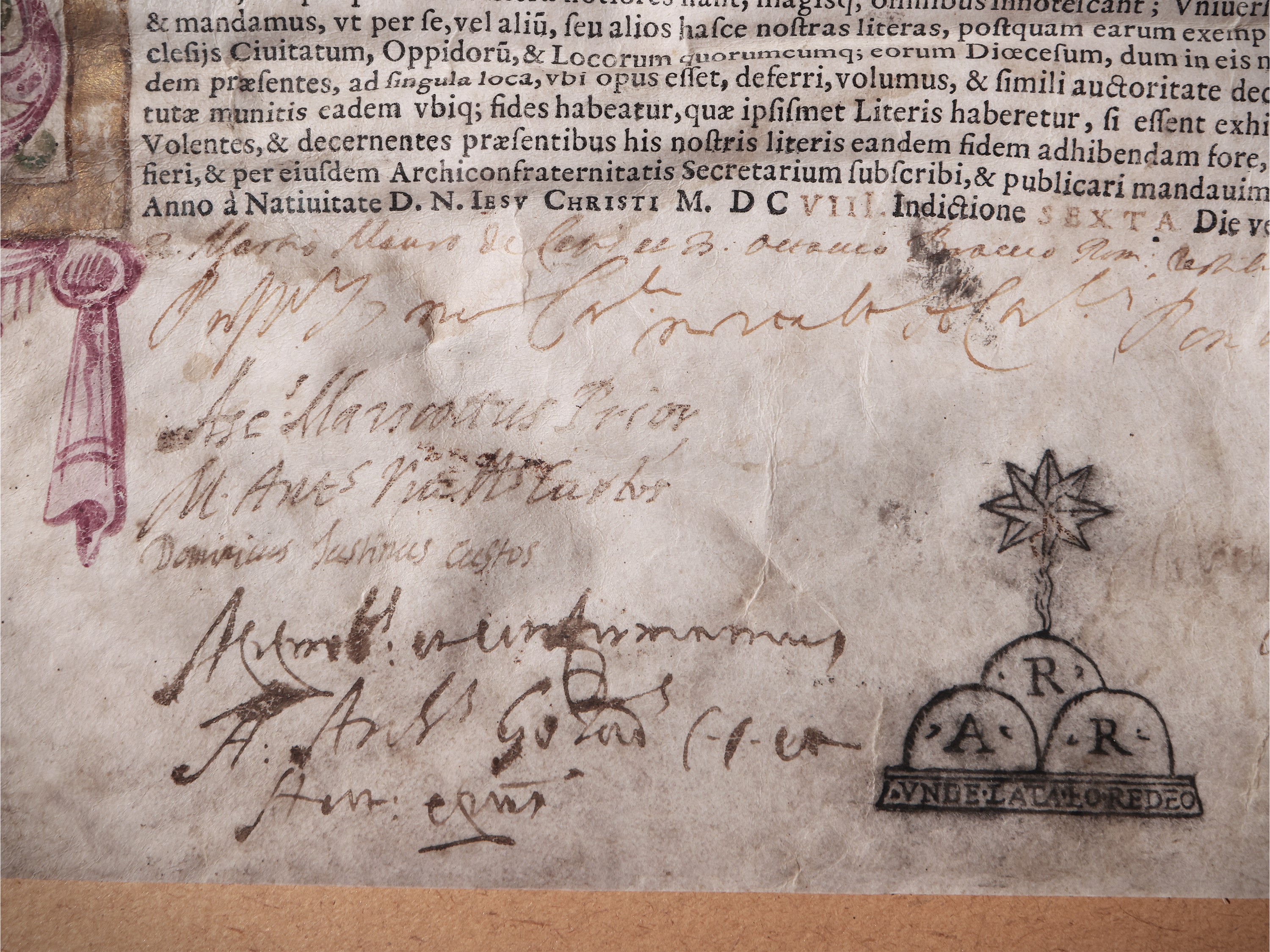Documento e Stampa e Miniato su Pergamena, Paulus Papa V