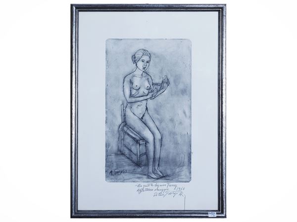 Antonio Ruggero Giorgi - Portrait - Two female nudes