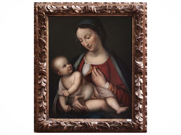 Da Bernardino Luini, XVII secolo - Madonna con Bambino