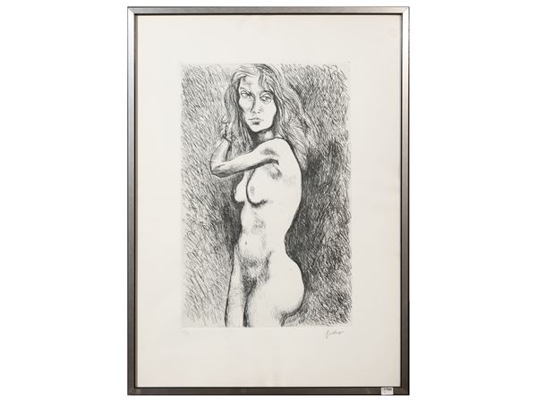 Renato Guttuso - Nudo femminile