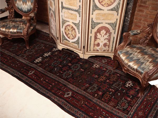 Tappeto galleria Kurdistan di vecchia manifattura