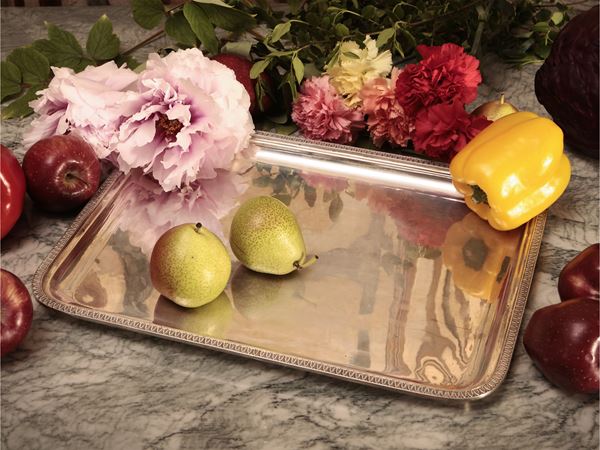 Silver tray