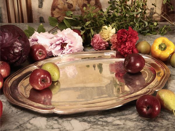 Silver serving tray, Ronchi Milan