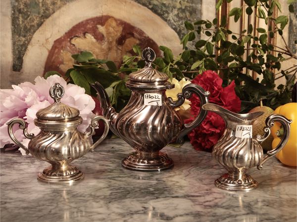 Solitaire da caffè in argento