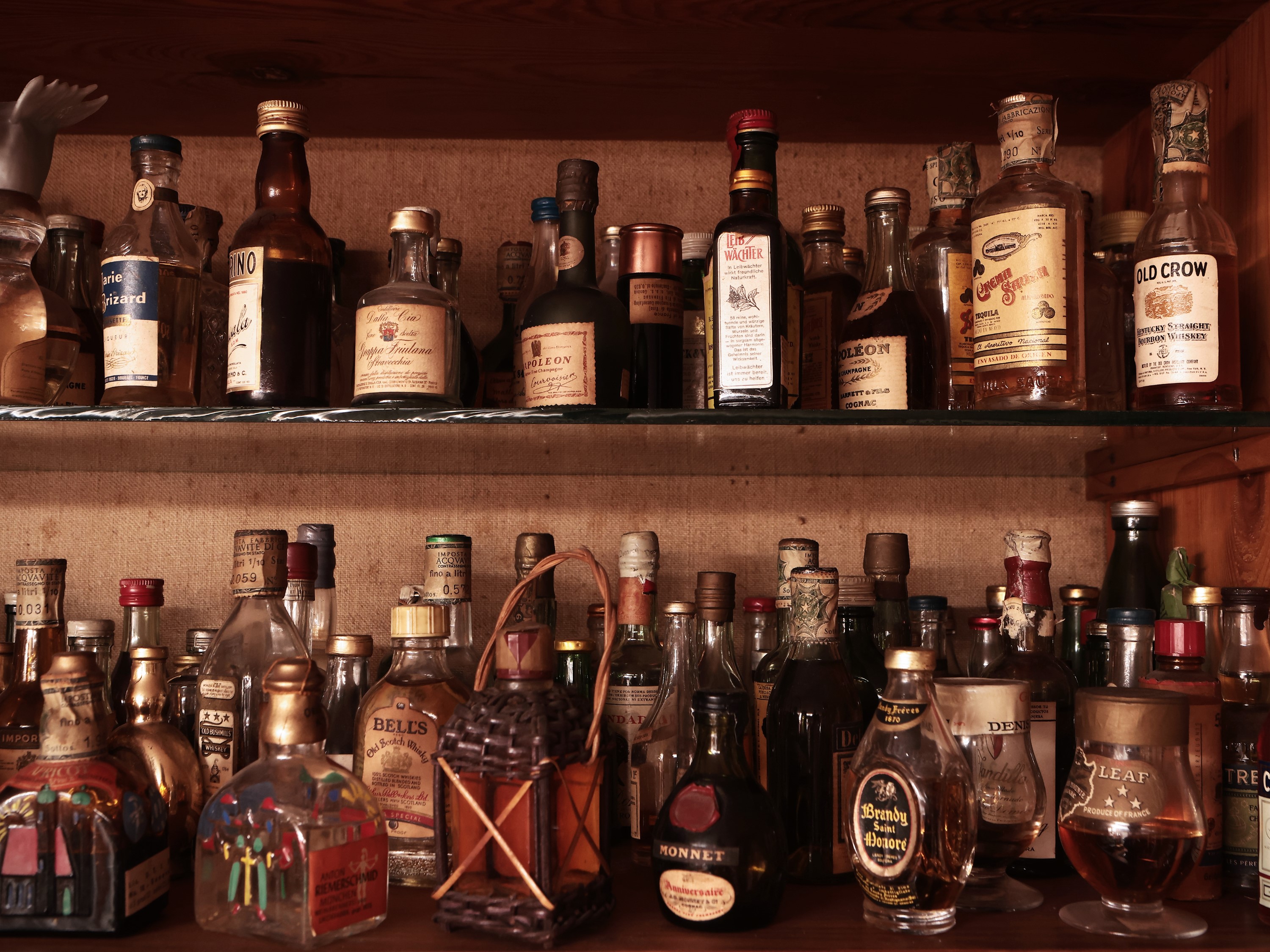Collezione di Bottiglie di Liquore Mignon