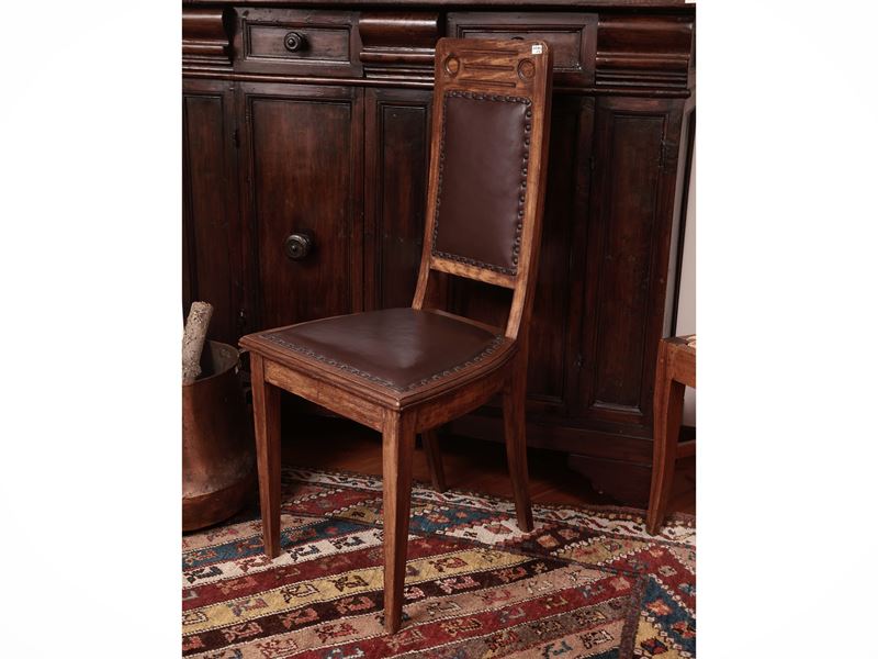 Coppia di Sedie in Satinwood