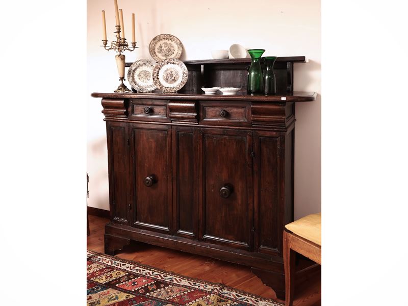 Credenza Rustica con Alzata