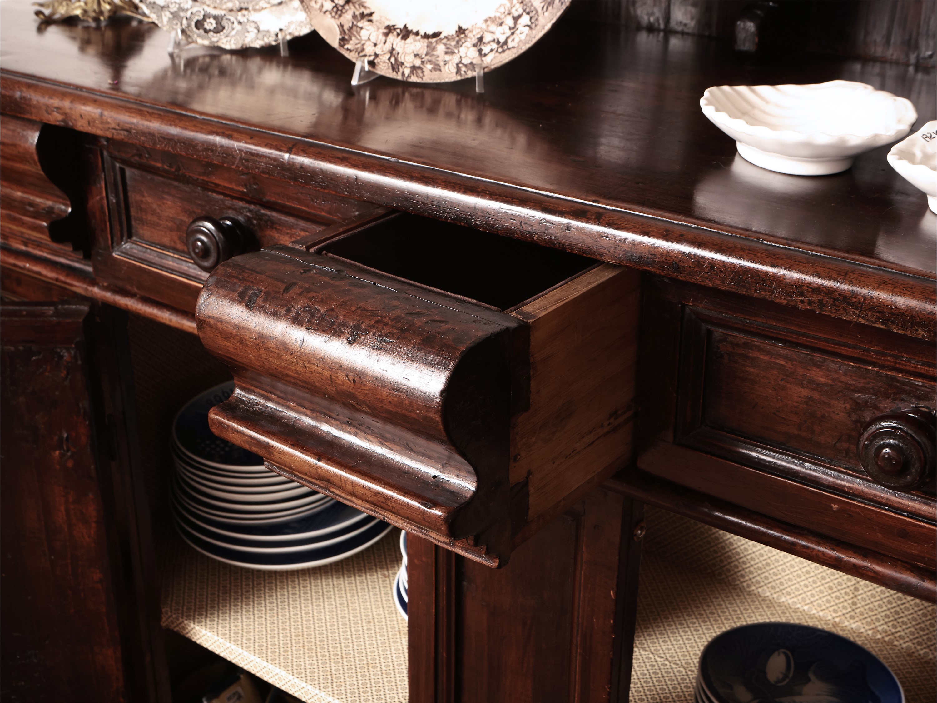 Credenza Rustica con Alzata