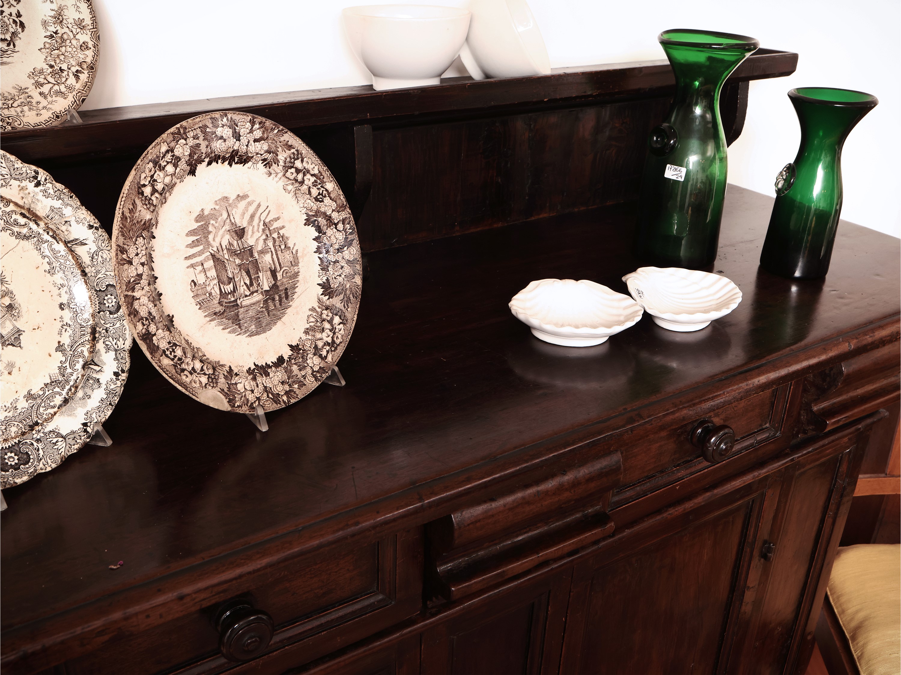Credenza Rustica con Alzata