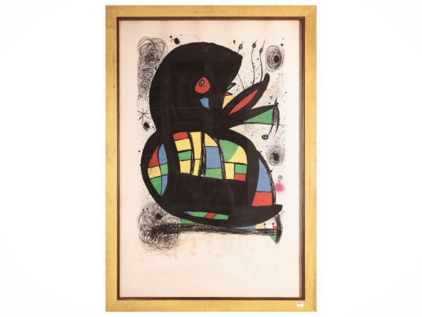 Joan Mir&#242; - Manifesto per la mostra Miró, Fondation Maeght 1979