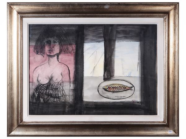 Bruno Cassinari - Figure and still life 1971