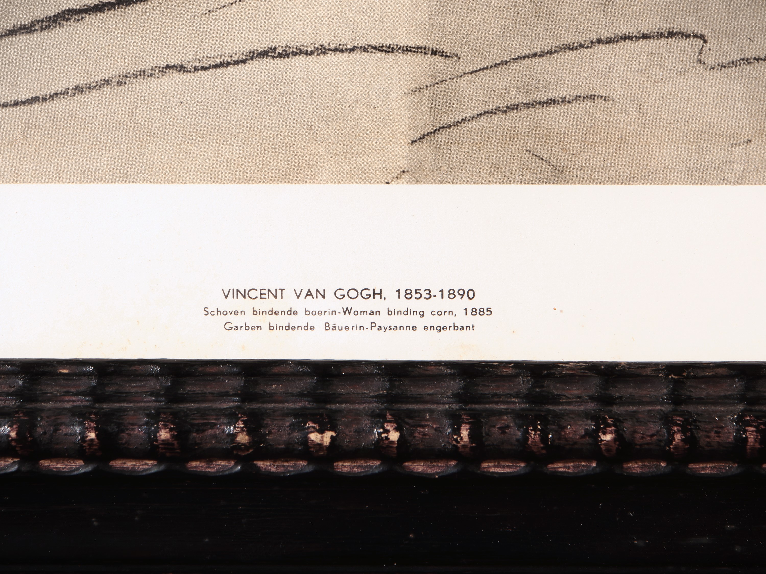 Donna che lega covone di mais, da Vincent Van Gogh