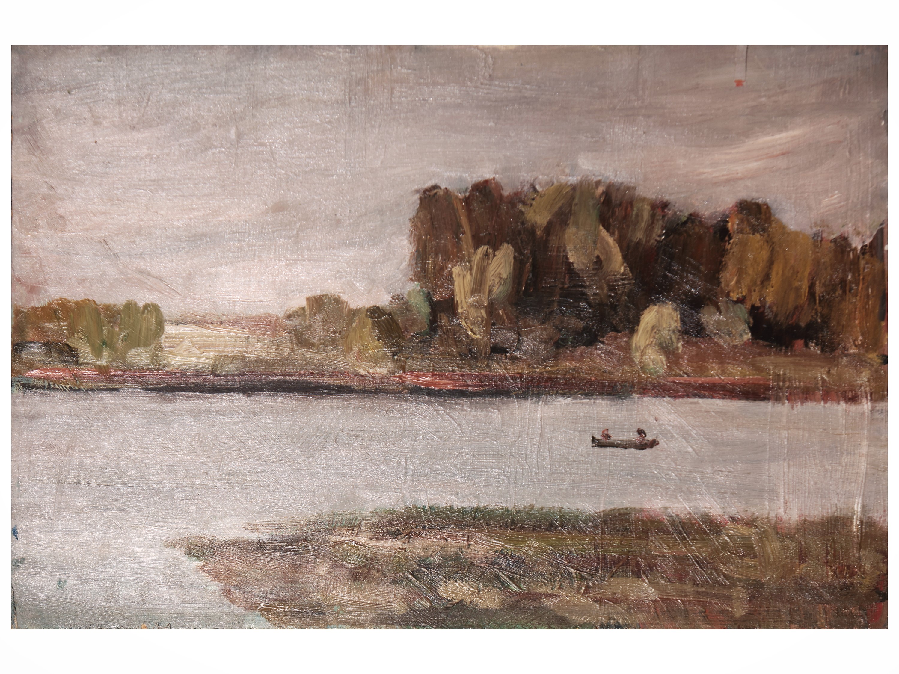 Paesaggio nel Mincio - Veduta di Bosco