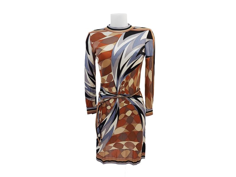 Emilio Pucci - Abito in seta fantasia
