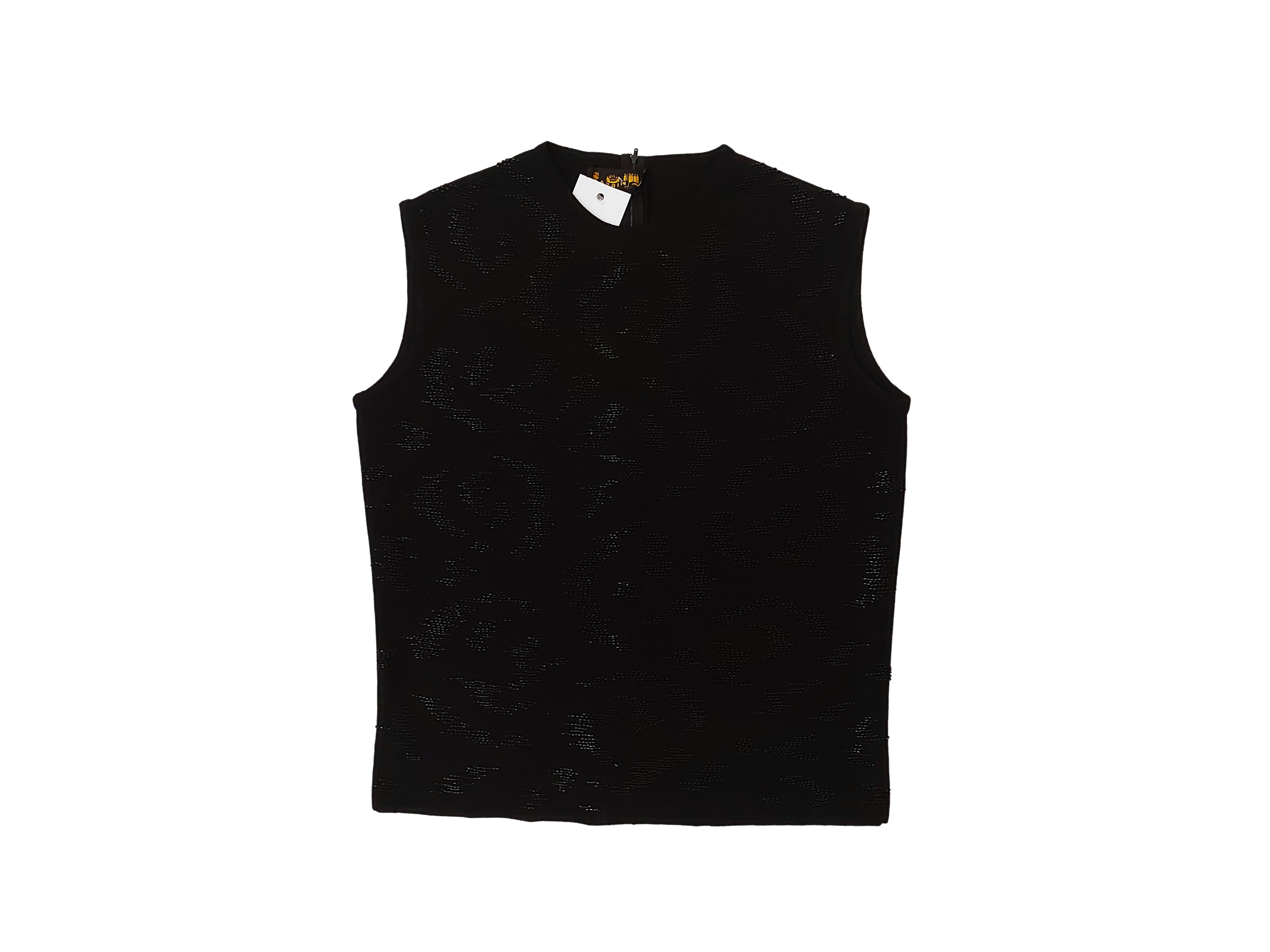 Abito Smanicato e Top in Maglia Nero