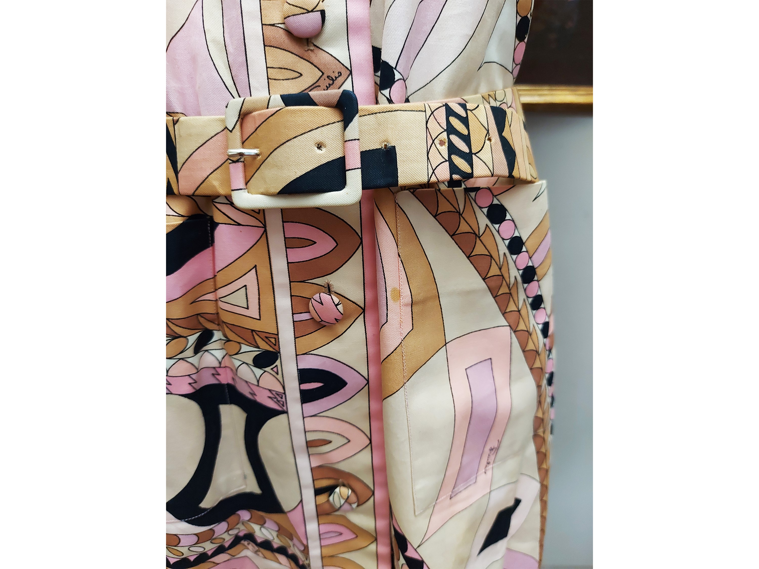 Emilio Pucci - Chemisier in cotone fantasia