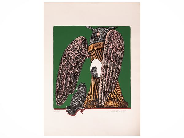 Two lithographs: Gustavo Foppiani - Valeriano Trubiani
