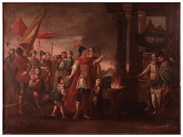 Scuola italiana del XIX secolo - Scena mitologica
