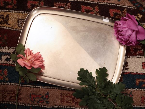Vassoio in argento, Miracoli Milano  - Asta Una villa a Mantova: Arredi antichi e Arte contemporanea - Maison Bibelot - Casa d'Aste Firenze - Milano