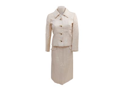 Valentino - Tailleur in Seta Color Panna
