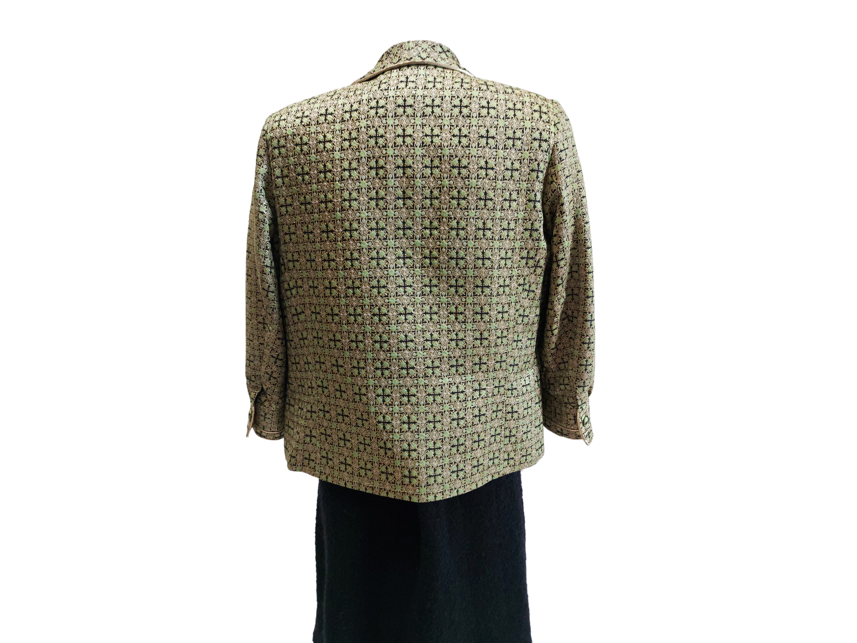 Giacca damascata e Camicia in chiffon di seta