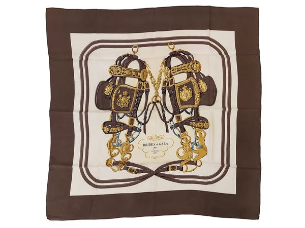 Hermès - Silk Foulard "Brides de Gala" by Hugo Grygkar