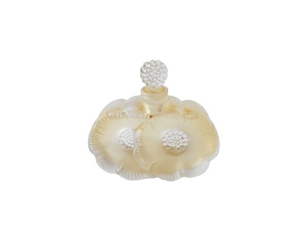 Lalique - "Deux Fleurs" bottle anemones