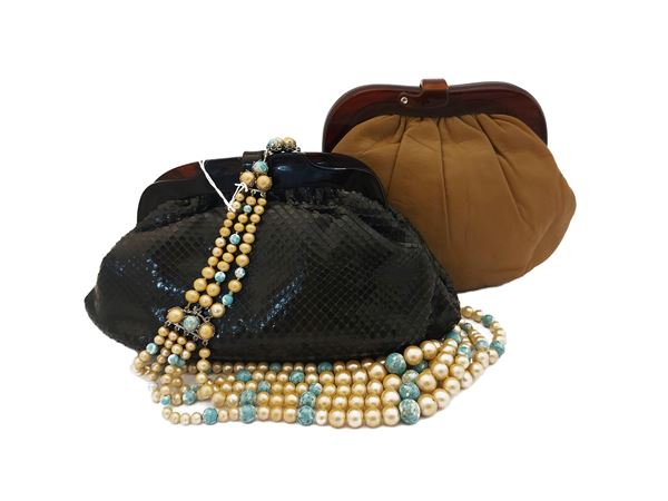Two clutch bags