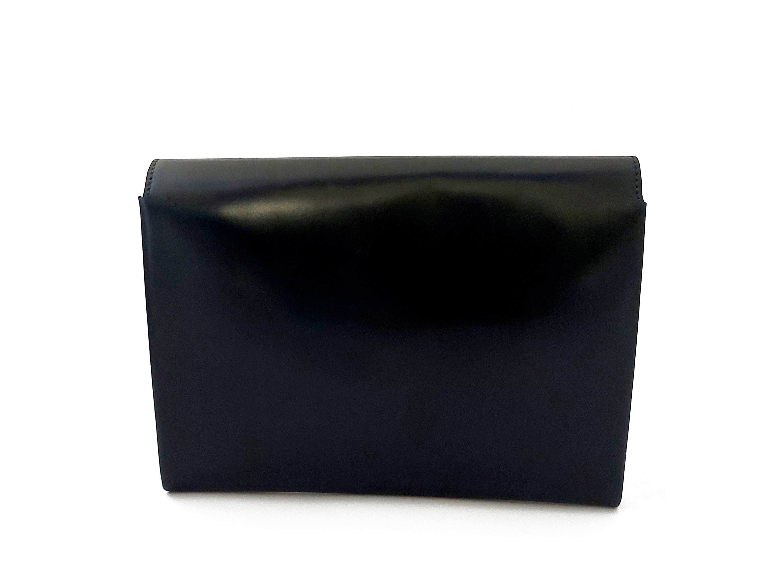Christian Dior - Pochette in Pelle Blu Notte