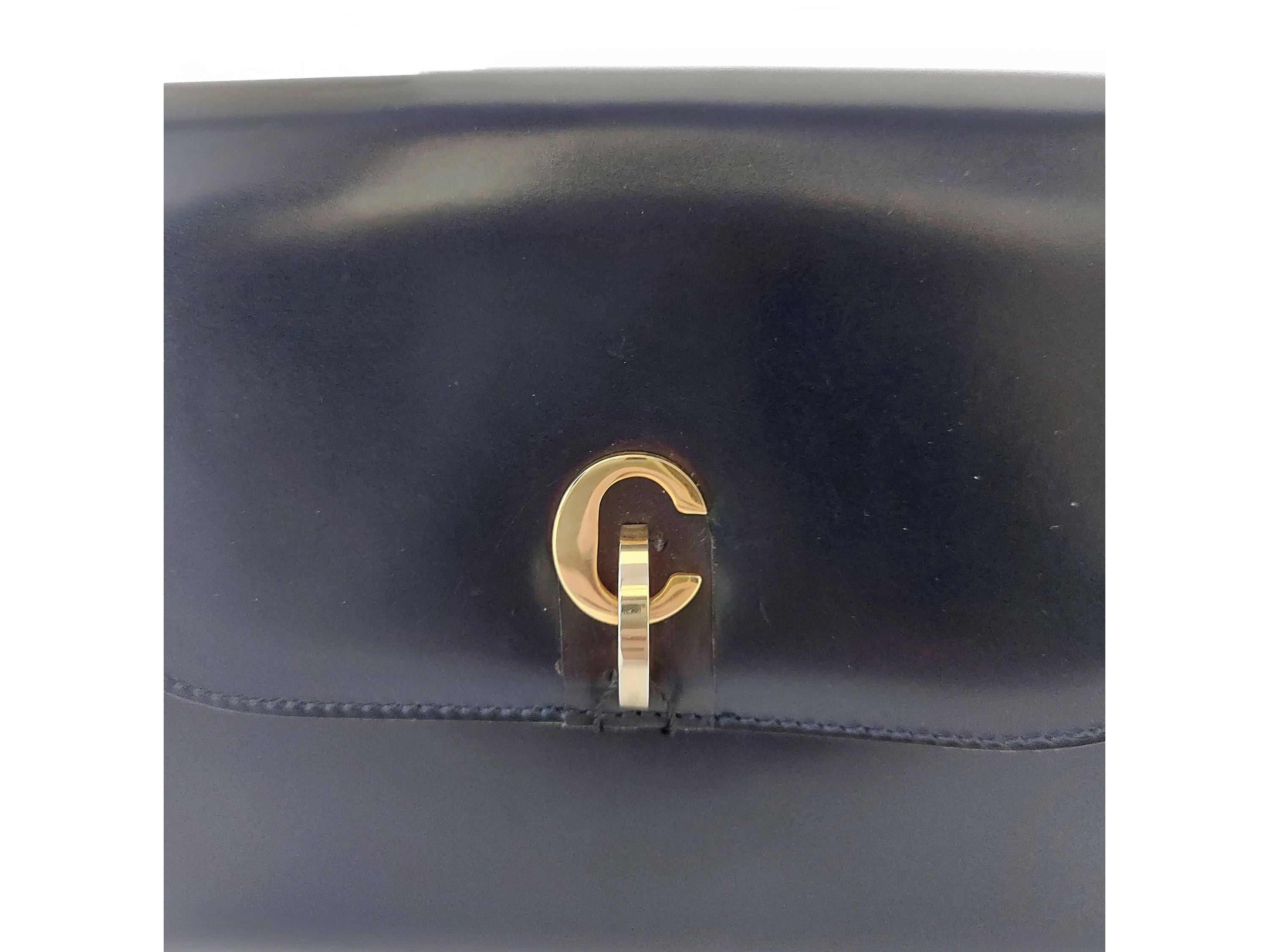 Christian Dior - Pochette in Pelle Blu Notte