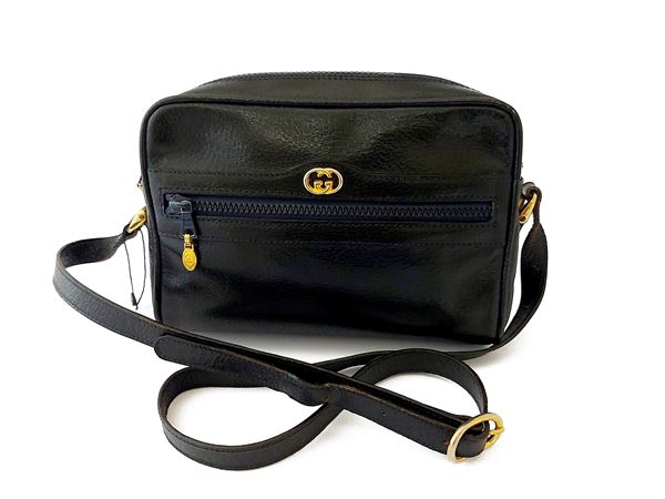 Gucci - Black leather shoulder bag