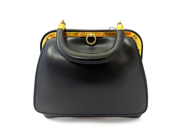 Roberta Di Camerino - Handbag in Blue Leather Night