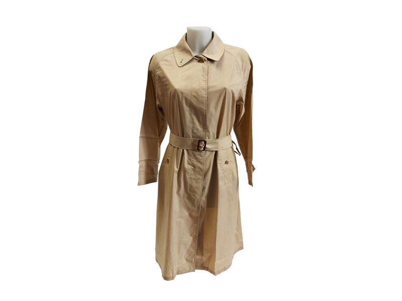 Burberrys, Impermeabile da viaggio in cotone beige