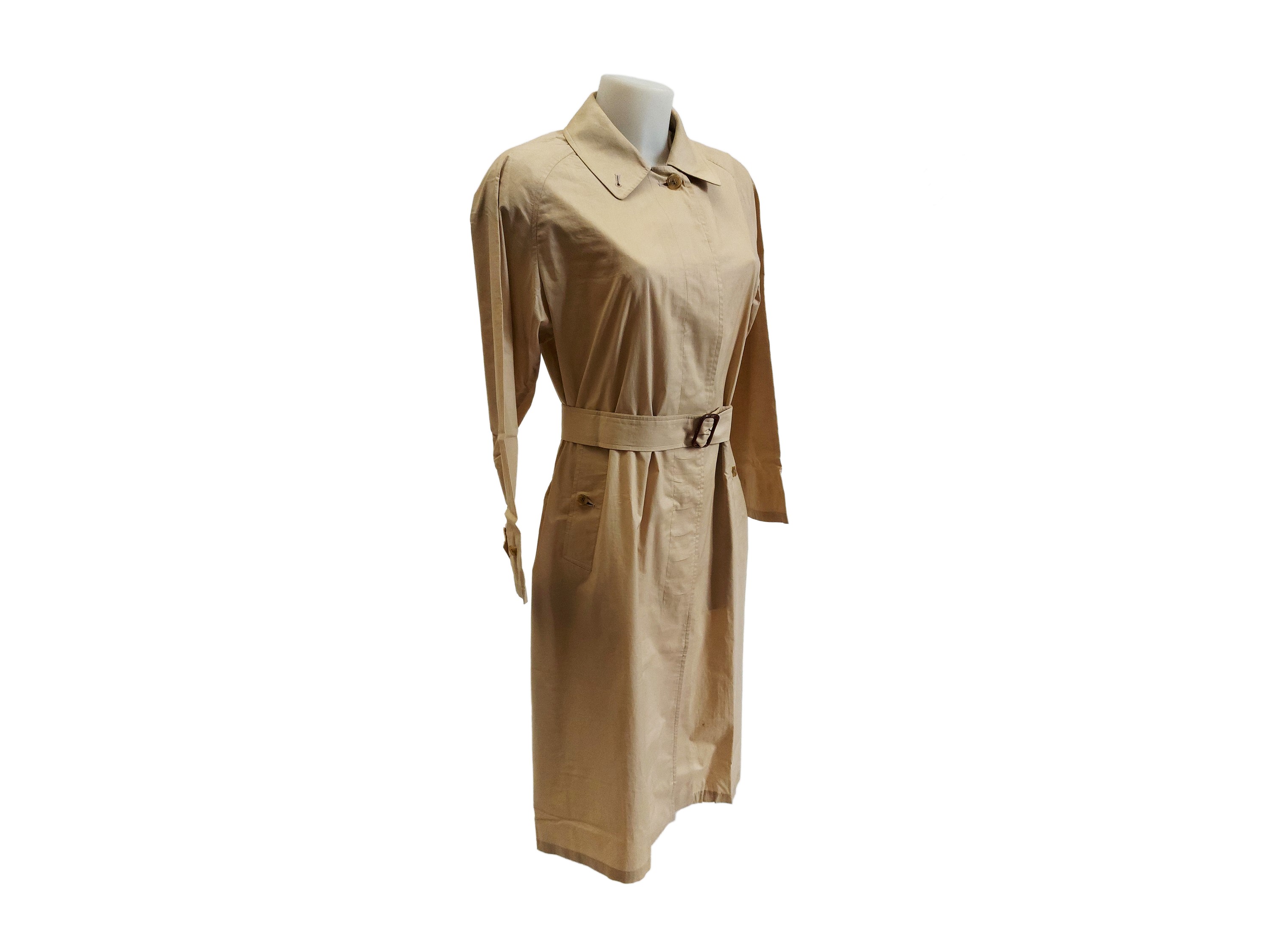Burberrys, Impermeabile da viaggio in cotone beige