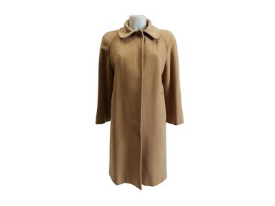 Aquascutum, Cappotto cammello, modello diritto, taglia M