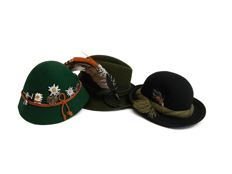Lotto di cappelli tirolesi